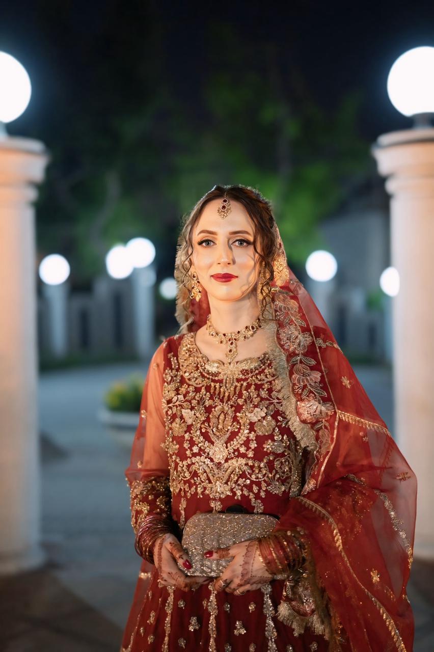 Royal Blue Bridal Look